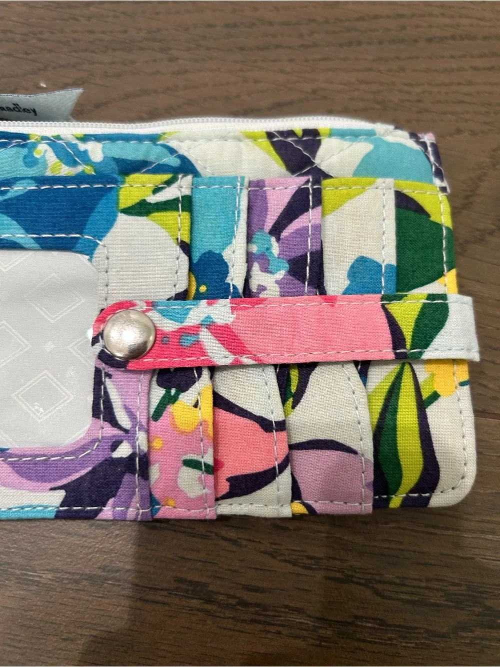 Vera Bradley Floral Ultimate Card Case ID Wallet - Multicolor